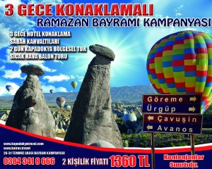3 gece balon 1360 tl